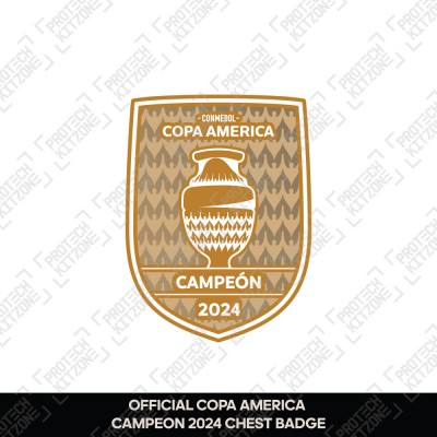 Official Copa America Campeón 2024 Badge (Argentina)