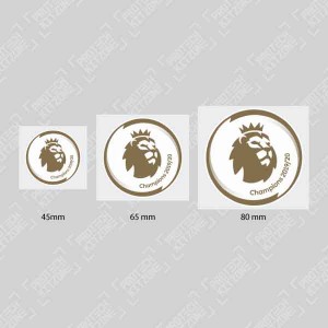 Authentic The Premier League Champions 2019/20 Gold Patch (by Avery Dennison)