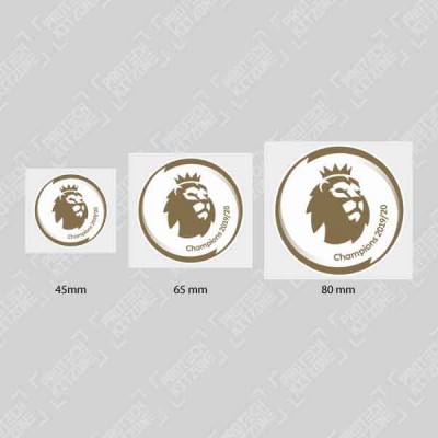 Authentic The Premier League Champions 2019/20 Gold Patch (by Avery Dennison)
