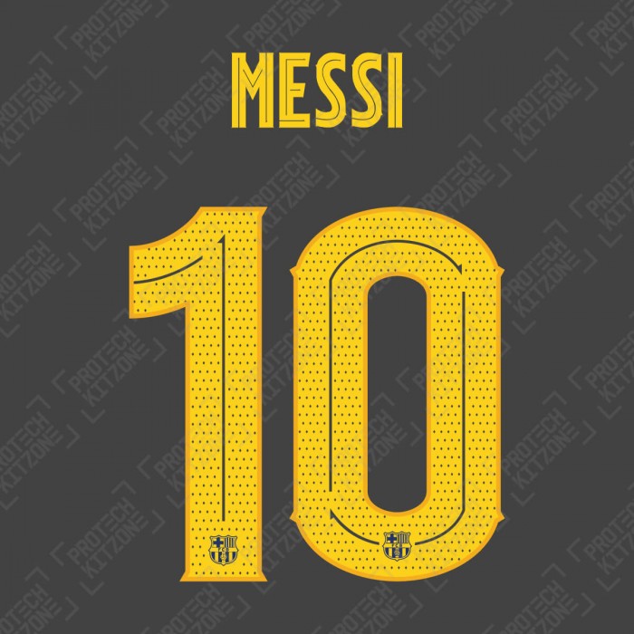 Messi 10 (Official Barcelona Home Name and Numbering - Cup Version) 