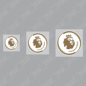 Authentic The Premier League Champions 2020/21 Gold Patch (by Avery Dennison)