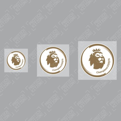 Authentic The Premier League Champions 2020/21 Gold Patch (by Avery Dennison)