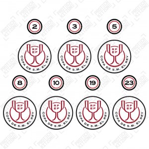 Official Copa Del Rey 2022 + Champions Badges 