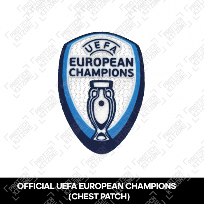 Official UEFA European Champions Chest Patch - For Portugal