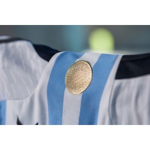 [PLAYER EDITION] Argentina 2022 Home Shirt with Player version Messi 10 + World Cup 2022 Final Match Date Printing (Oversea Imported), Argentina, HF2157, Adidas
