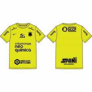 Official Corinthians 2022/23 Home Goalkeeper Full Sponsor Set, Brazil CAMPEONATO BRASILEIRO SÉRIE A, SCCP HM GK SPONSOR, 