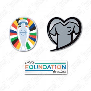 Official UEFA EURO 2024 Qualifier Sleeve Badges Set
