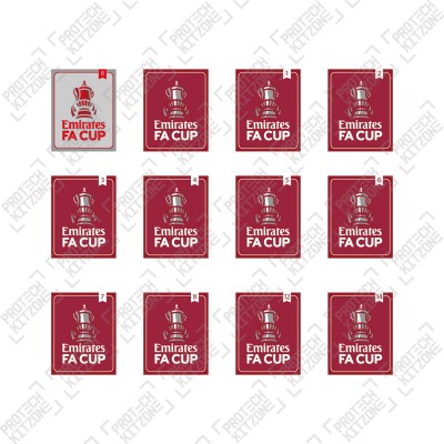 2022-Present Official The Emirates FA Cup Badges 