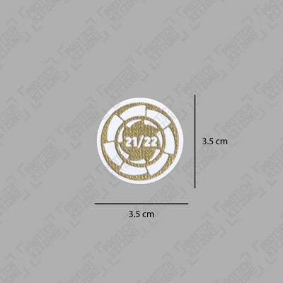 Official La Liga 2021/22 Champions Badge (For Real Madrid 2022/23 Shirts)