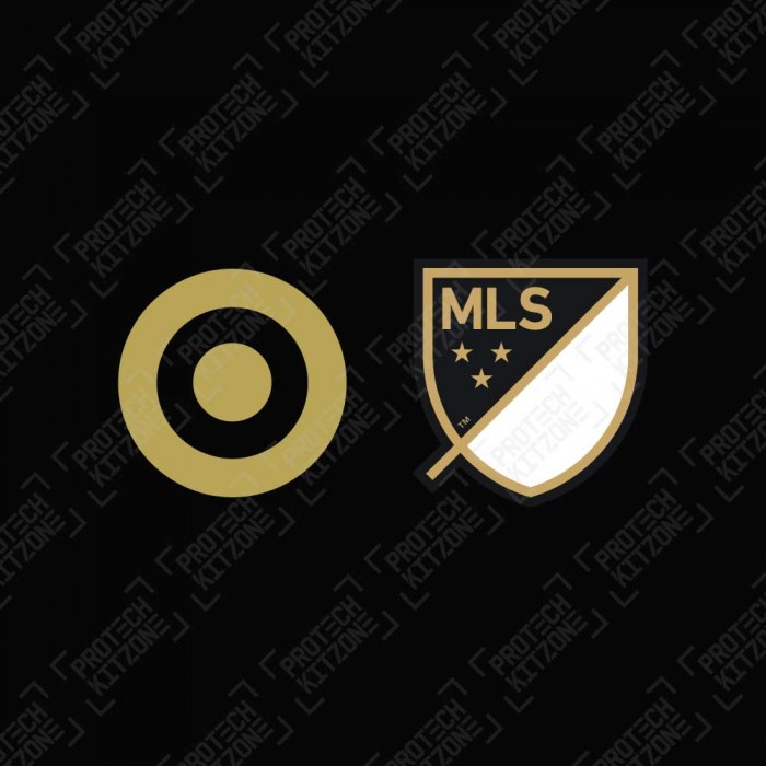Official MLS Sleeve Badge + Target Sleeve Sponsor (For LAFC 2022 Black/Gold Shirt), Official MLS Badges, MLS TARGET LAFC HM, 