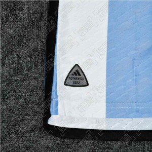[Player Edition] Argentina 3 Stars Heat Rdy. Home Shirt With Messi 10 and Player Version 2022 World Champions Patch 