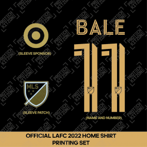 Bale 11 + MLS + Target (LAFC 2022 Home Shirt Printing Set) 
