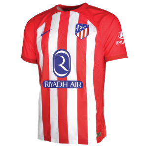 [Player Edition] Atletico Madrid 2023/24 Dri Fit Adv. Home Shirt with RIYADH AIR and Full LFP Sponsors 