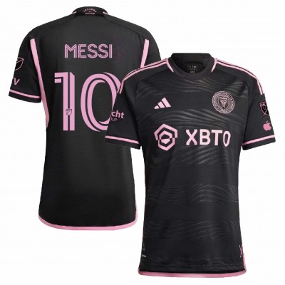 [Player Edition] Inter Miami CF 2023 Away Shirt with Messi 10 - Fullset with Patch and Sponsors 