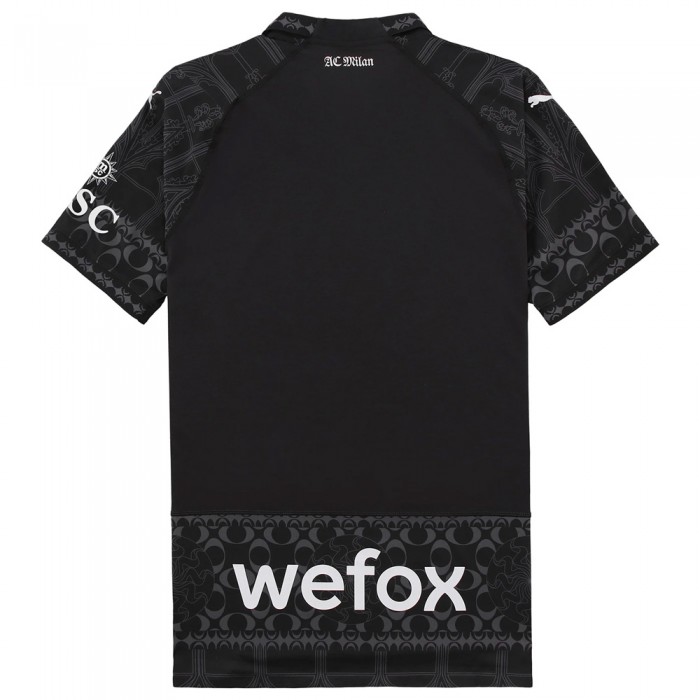 [Player Edition] AC Milan x Pleasures 2023/24 Ultraweave Fourth Shirt - Dark Version (Oversea Imported Version)