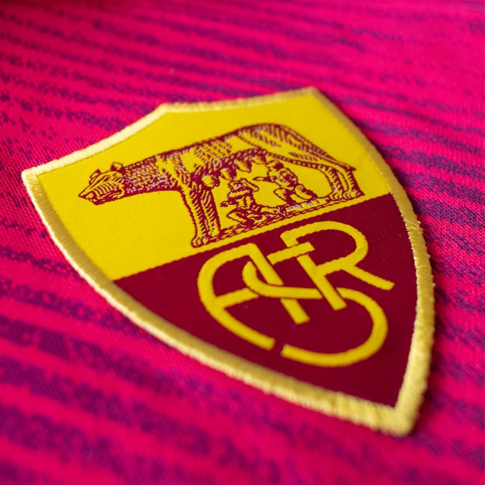 AS Roma 2023/24 Fourth Shirt With Sponsors