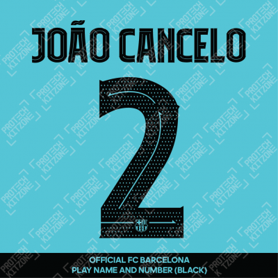 João Cancelo 2 (Official FC Barcelona 2023/24 Third Name & Numbering - Club / Play Version) 