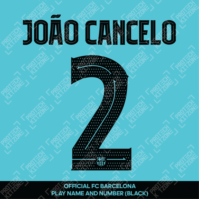 João Cancelo 2 (Official FC Barcelona 2023/24 Third Name & Numbering - Club / Play Version) 