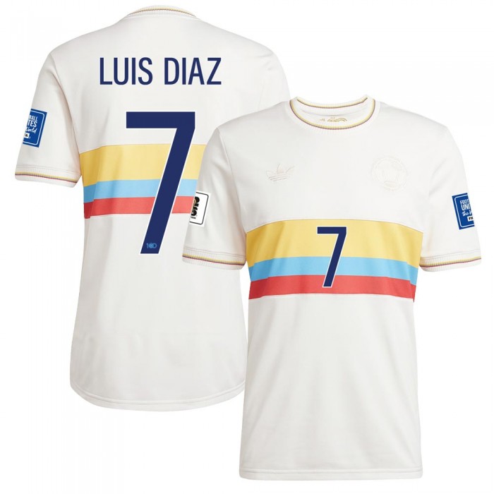 Colombia 2024 Anniversary Shirt w/ Luis Diaz 7 World Cup 2026 Qualifier Set
