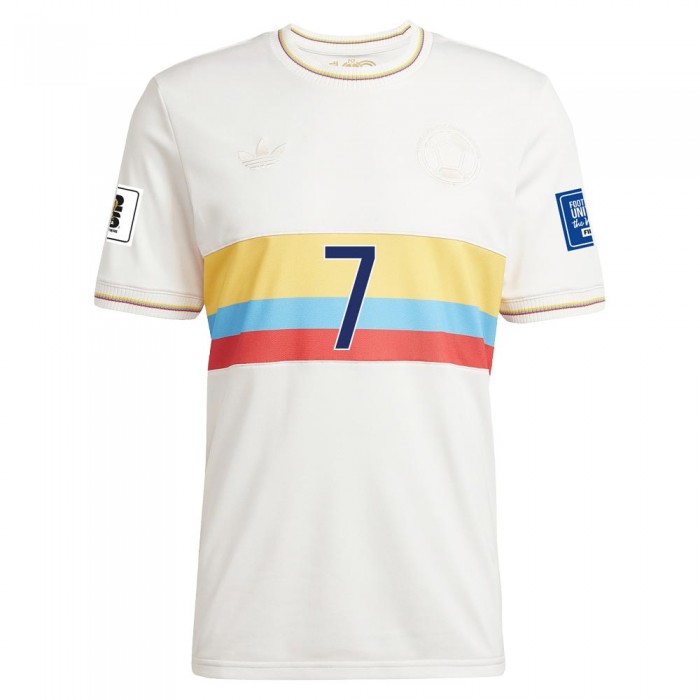 Colombia 2024 Anniversary Shirt w/ Luis Diaz 7 World Cup 2026 Qualifier Set