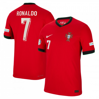 [Player Edition] Portugal 2024 Dri Fit Adv. Home Shirt With Ronaldo 7 