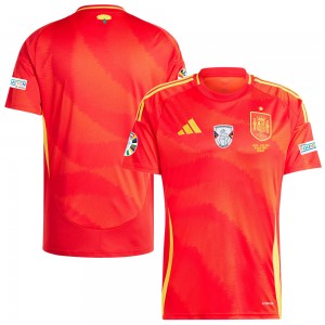 Spain 2024 Home Shirt - Euro 2024 Final full set ver.