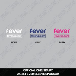 Fever Sponsor - Official Chelsea 2024/25 Season Sleeve Sponsor  