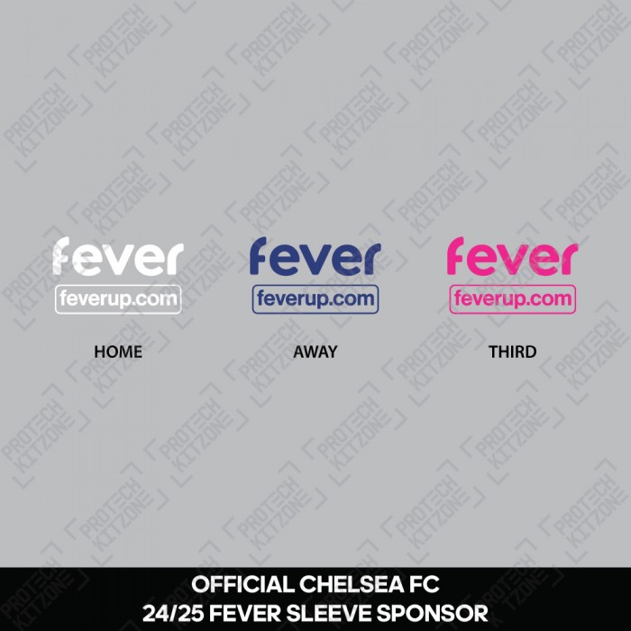 Fever Sponsor - Official Chelsea 2024/25 Season Sleeve Sponsor  