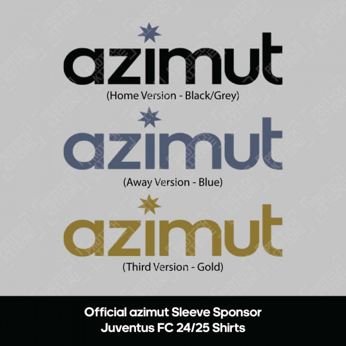 Azimut (Official Juventus FC 2024/25 Sleeve Sponsor) 