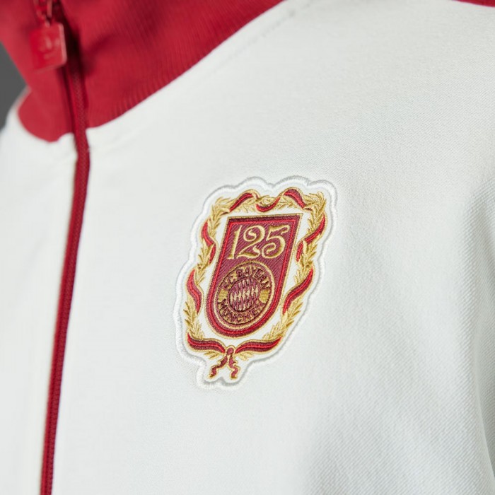 FC Bayern Munich 125th Year Anniversary Track Top - White