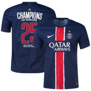 [Player Edition] Paris Saint-Germain 2024/25 Dri-Fit Adv. Home Shirt - Champions of Europe 25 Set