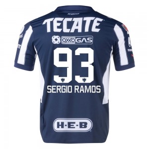 C.F. Monterrey 2024/25 Home Shirt w/Sergio Ramos 93 Full Set