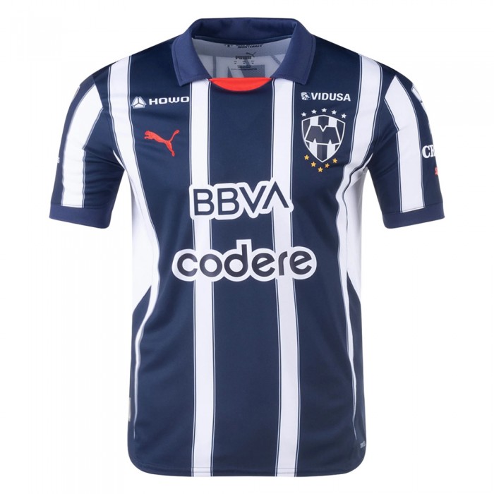 C.F. Monterrey 2024/25 Home Shirt w/Sergio Ramos 93 Full Set