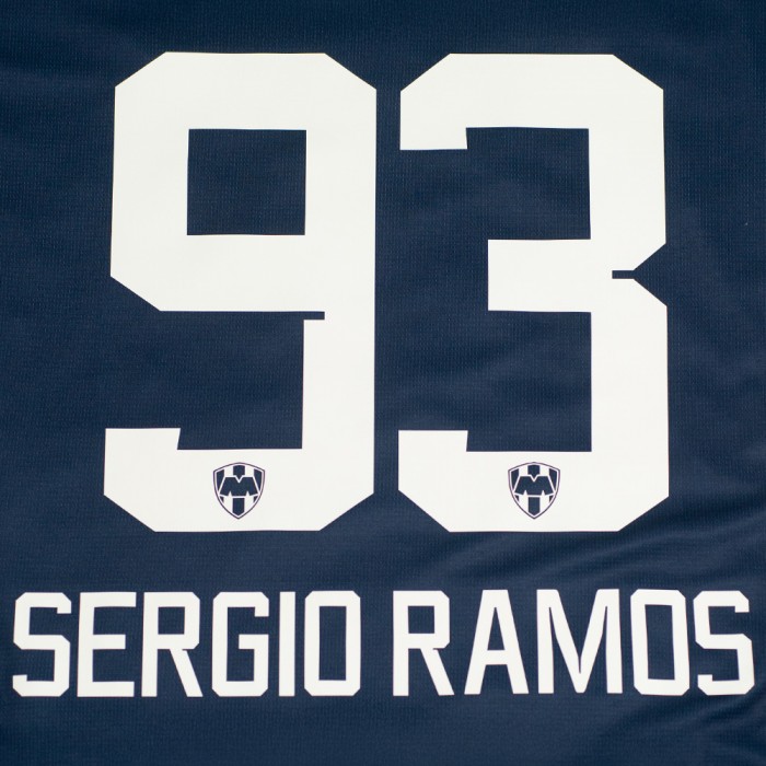 C.F. Monterrey 2024/25 Home Shirt w/Sergio Ramos 93 Full Set