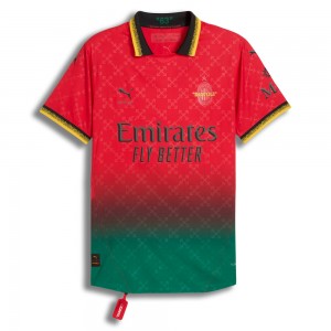 Puma x AC Milan x Off-White™ 2024/25 Authentic Shirt - Red