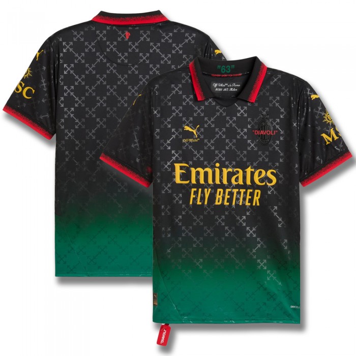 Puma x AC Milan x Off-White™ 2024/25 Shirt - Black