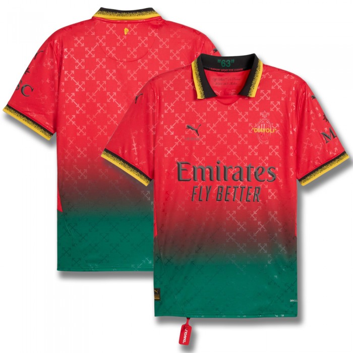 Puma x AC Milan x Off-White™ 2024/25 Shirt - Red