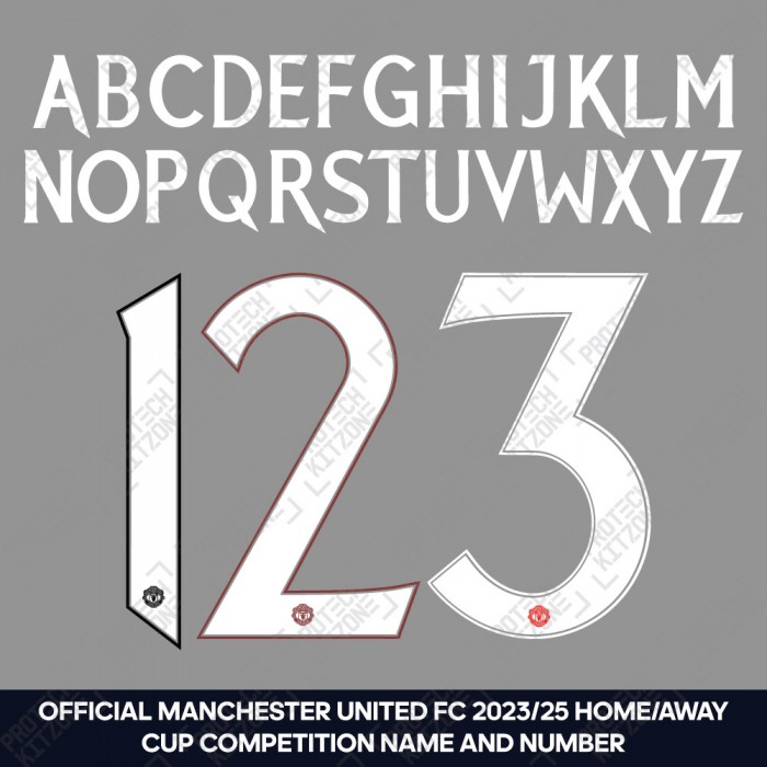 [Loose] Official Manchester United FC 2023/25 Home/Away Name and Numbering