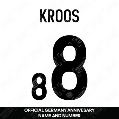 Kroos 8 - Official Germany Anniversary Name and Numbering