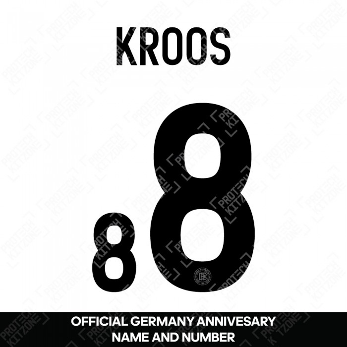 Kroos 8 - Official Germany Anniversary Name and Numbering