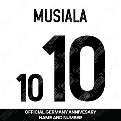 Musiala 10 - Official Germany Anniversary Name and Numbering