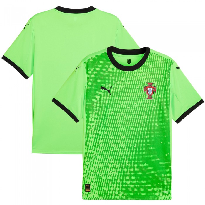 Portugal 2025 Goalkeeper Shirt -Fluro Green Pen