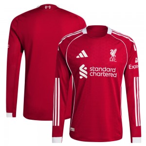 [Player Edition] [Long Sleeve] Liverpool FC 25/26 Home Shirt