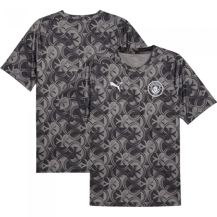 Manchester City Warm Up Shirt - Black/Grey