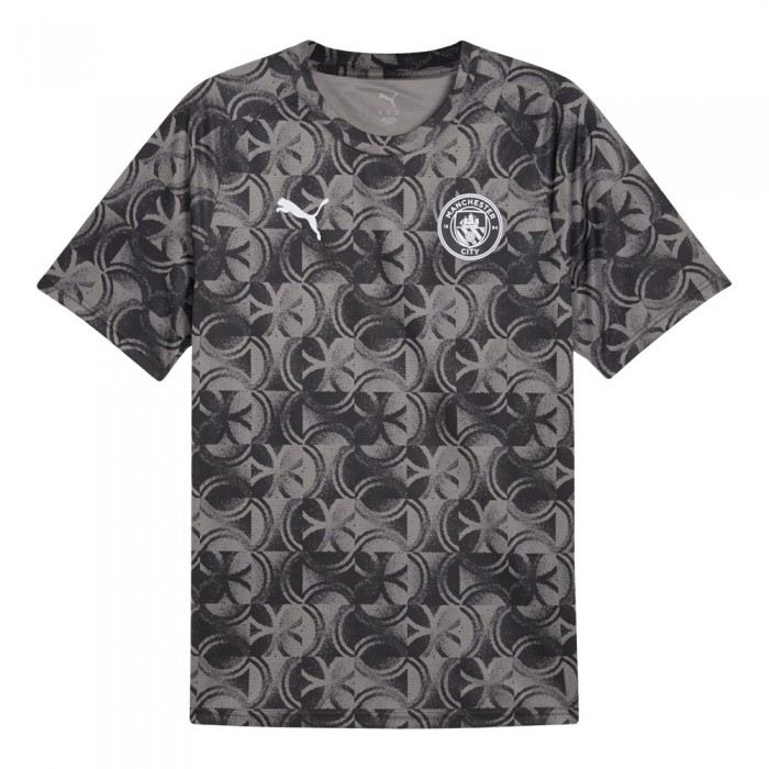 Manchester City Warm Up Shirt - Black/Grey