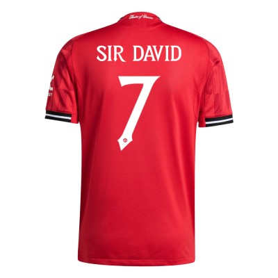 [Player Edition] Manchester United 25/26 Home Shirt - Sir David 7 Edition