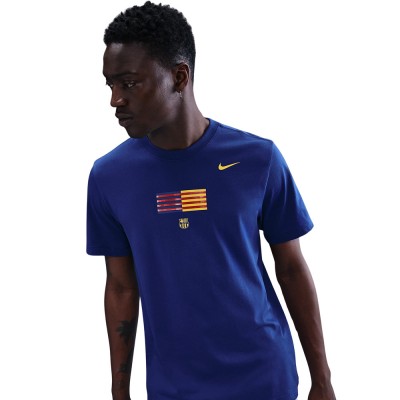 FC barcelona Flag T-Shirt - Deep Royal Blue