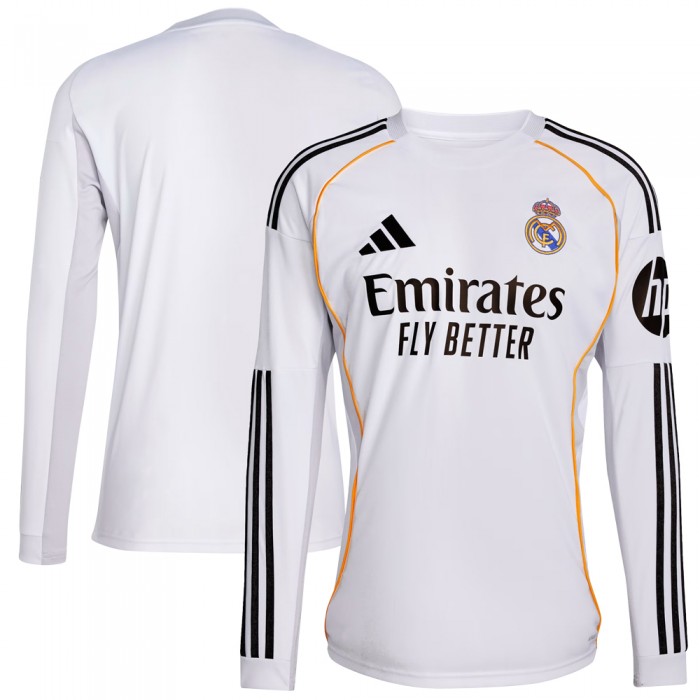 [Long Sleeve] Real Madrid 2025/26 Home Shirt