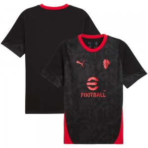 AC Milan 25/26 Training Shirt - Black/Red