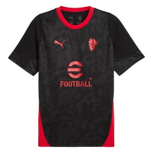 AC Milan 25/26 Training Shirt - Black/Red